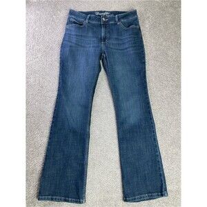 Wrangler Jeans Women’s 11 Blue Bootcut Low Rise Medium Wash Stretch Western